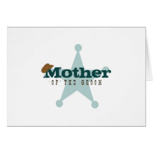 Country Western Mother of the Groom Greeting Card