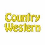 Country & Western Music Embroidered Hoodie