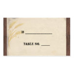 Country Wheat Grass Wedding Place Cards Business Card