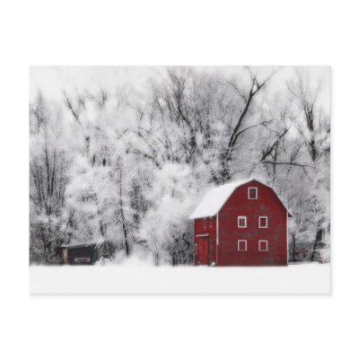 Country Winter Postcards by GinaSignore