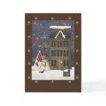 Country Winter Scene Greeting Card