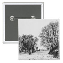 Countryside in the Snow buttons