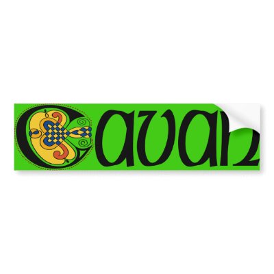 County Cavan Bumper Sticker by irishcountry