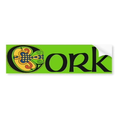 County Cork Bumper Sticker by irishcountry