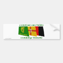 County Down Flags Bumper Stickers
