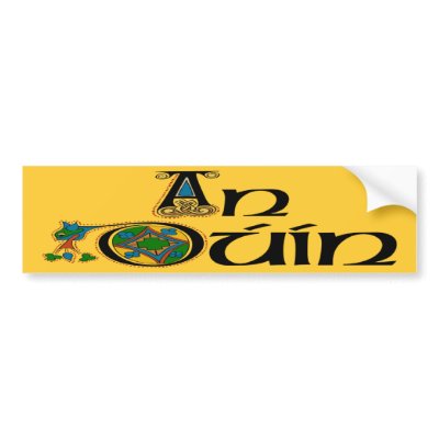 County Down (Gaelic) Bumper Sticker by irishcountry