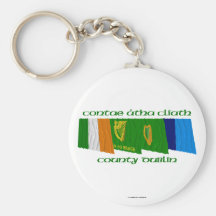 County Dublin Flags Keychains