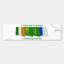 County Laois Flags Bumper Sticker