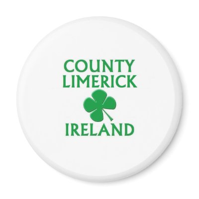 County Limerick, Ireland Fridge Magnet by bartstshirts