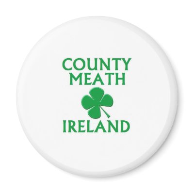 County Meath, Ireland Fridge Magnet by bartstshirts