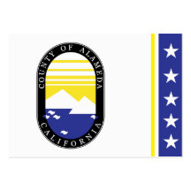 County of Alameda flag Business Card