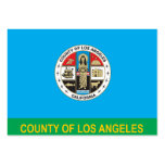 County of Los Angeles flag Business Card Template
