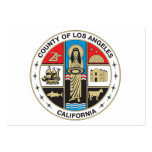 County of Los Angeles seal Business Card Templates