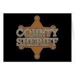 County Sheriff Greeting Cards