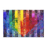 Counundrum I – Rainbow Woman Stretched Canvas Print