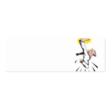 Coup-de-pied de karaté de Kung Fu d'arts martiaux Cartes De Visite Personnelles