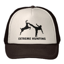 Coup-de-pied extrême de karaté de cerfs communs de casquettes