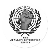 coupdetattshirt round sticker