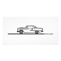 Coupé 1955 de Chevy Photocarte Customisée