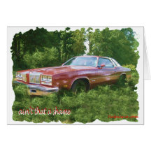 Coupé 1976 suprême de sabre d'abordage d'Oldsmobil Cartes De Vœux