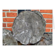 Coupez la texture de fibre de bois de rondins carte de vœux