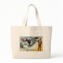 Couple Bewitched on Hallowe'en Vintage Bag