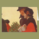 Couple Christmas Shopping; Love and Romance cards