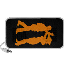 Couple Dance Spin Dancing Silhouette Mini Speakers