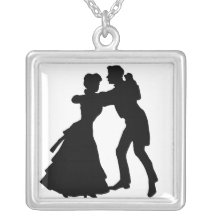 Couple Dancing Custom Necklace
