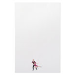 couple figure skating illustration stationery