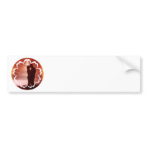 Couple Love Scene Bumper Sticker