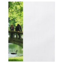 Couple on Bridge in Park
