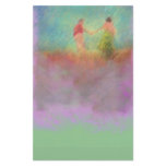 couple on hill stationery design