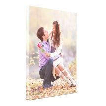 Couple Photo [18x24] inches Stretched Canvas Print