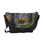 Couple Riding on Horses in Australia Travel Art Commuter Bags