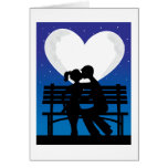 Couple Silhouette Moon Card