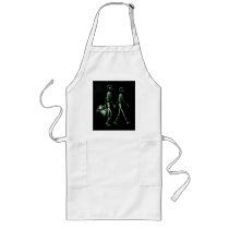 Couple Travelling X-Ray Vision Skeletons - Green Apron