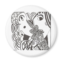 couple with bird magnets