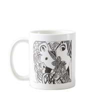 couple with bird mug