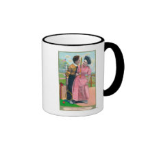 Couple with Tennis GearSame Old Racket Coffee Mug