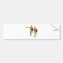 CoupleHiking050809 Bumper Stickers