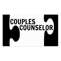 Couples Counsellor Puzzle Piece Business Card