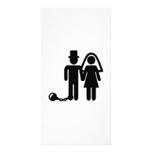 Couples de mariage cartes de vœux avec photo