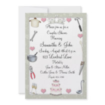 Couples Shower Sage Green Invitation