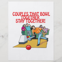 Couples That Bowl Together Flyers