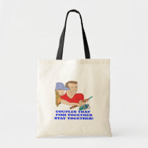 Couples That Fish Together 2 Tote Bag