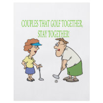 Couples That Golf Together Stay Together Full Color Flyer