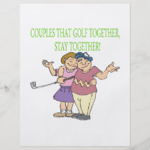 Couples That Golf Together Stay Together Flyer