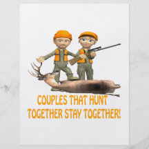 Couples That Hunt Together Stay Together Full Colour Flyer
