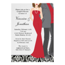 Couples Wedding Shower Invitation invitations
